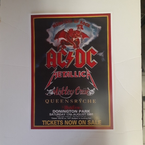 Ac/DC concert poster - Picture 2 of 2